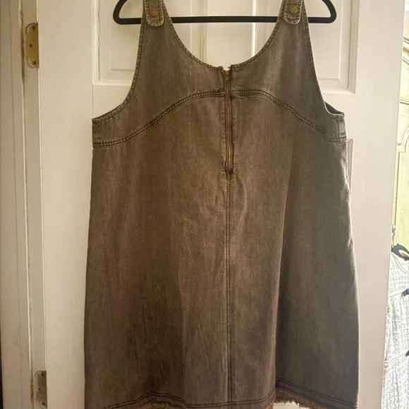 NATURAL LIFE Gray Denim Tank Dress - Picture 4 of 5